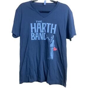The Harth Band black v-neck short sleeve graphic T-shirt - Medium